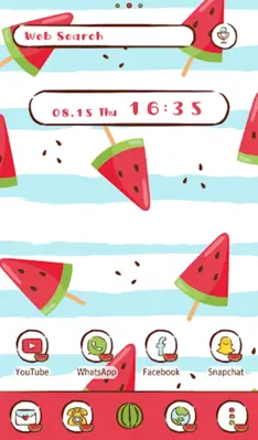 Watermelon Breeze Theme android App screenshot 0