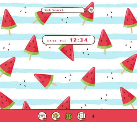 Watermelon Breeze Theme android App screenshot 4